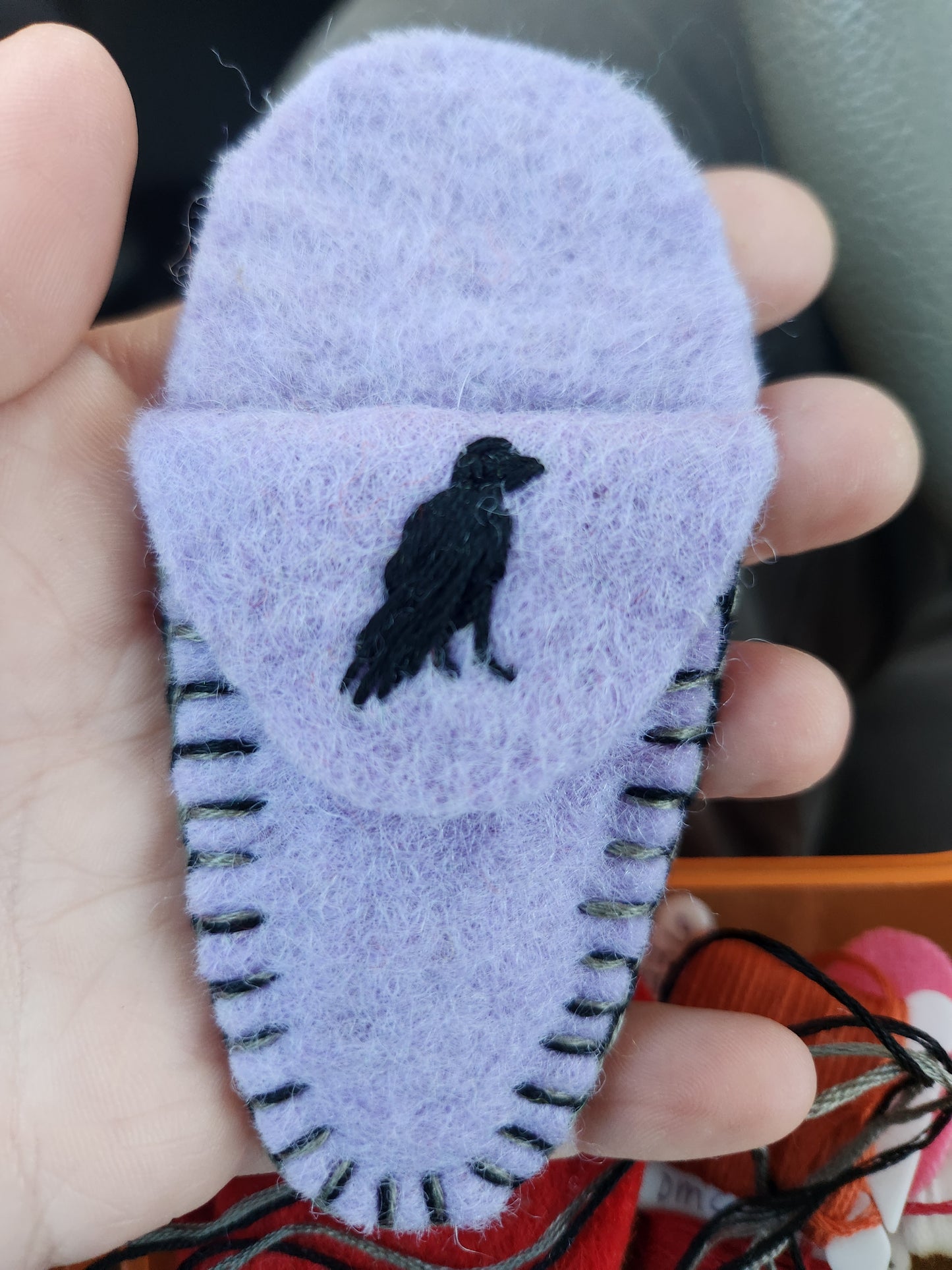 4" crow wool sheath