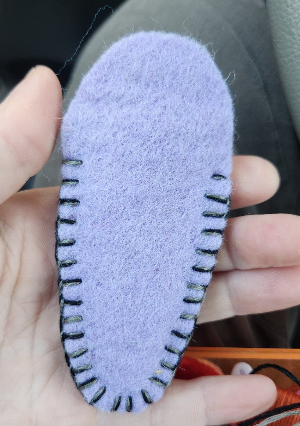 4" crow wool sheath