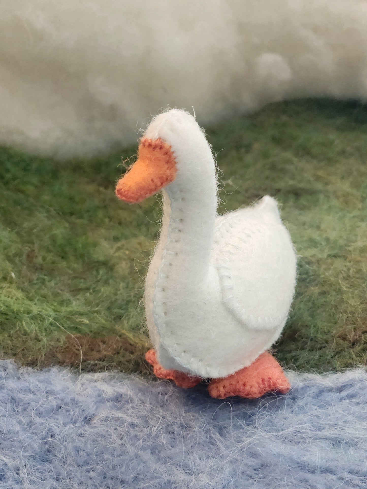 wool felt goose