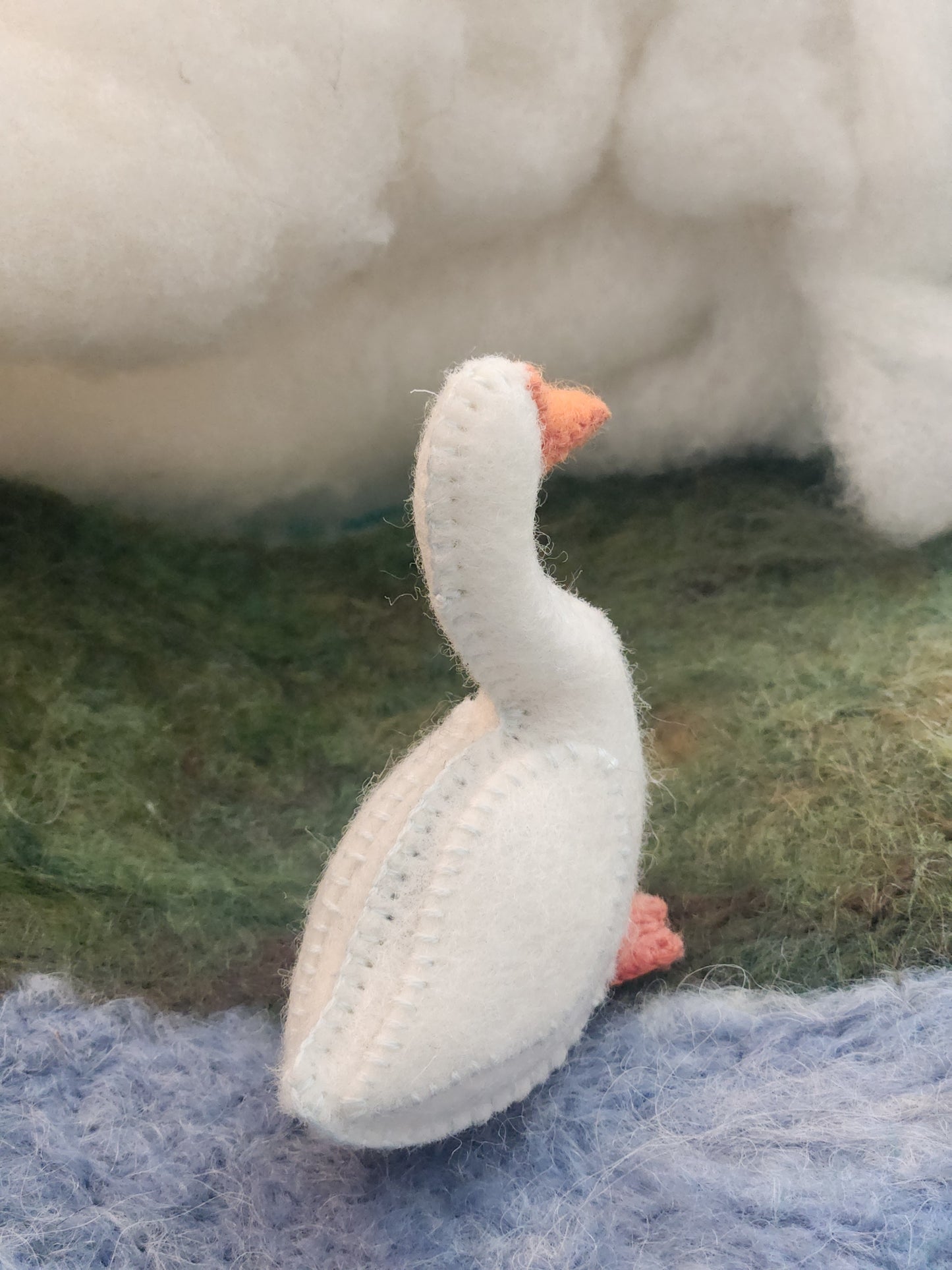 wool felt goose