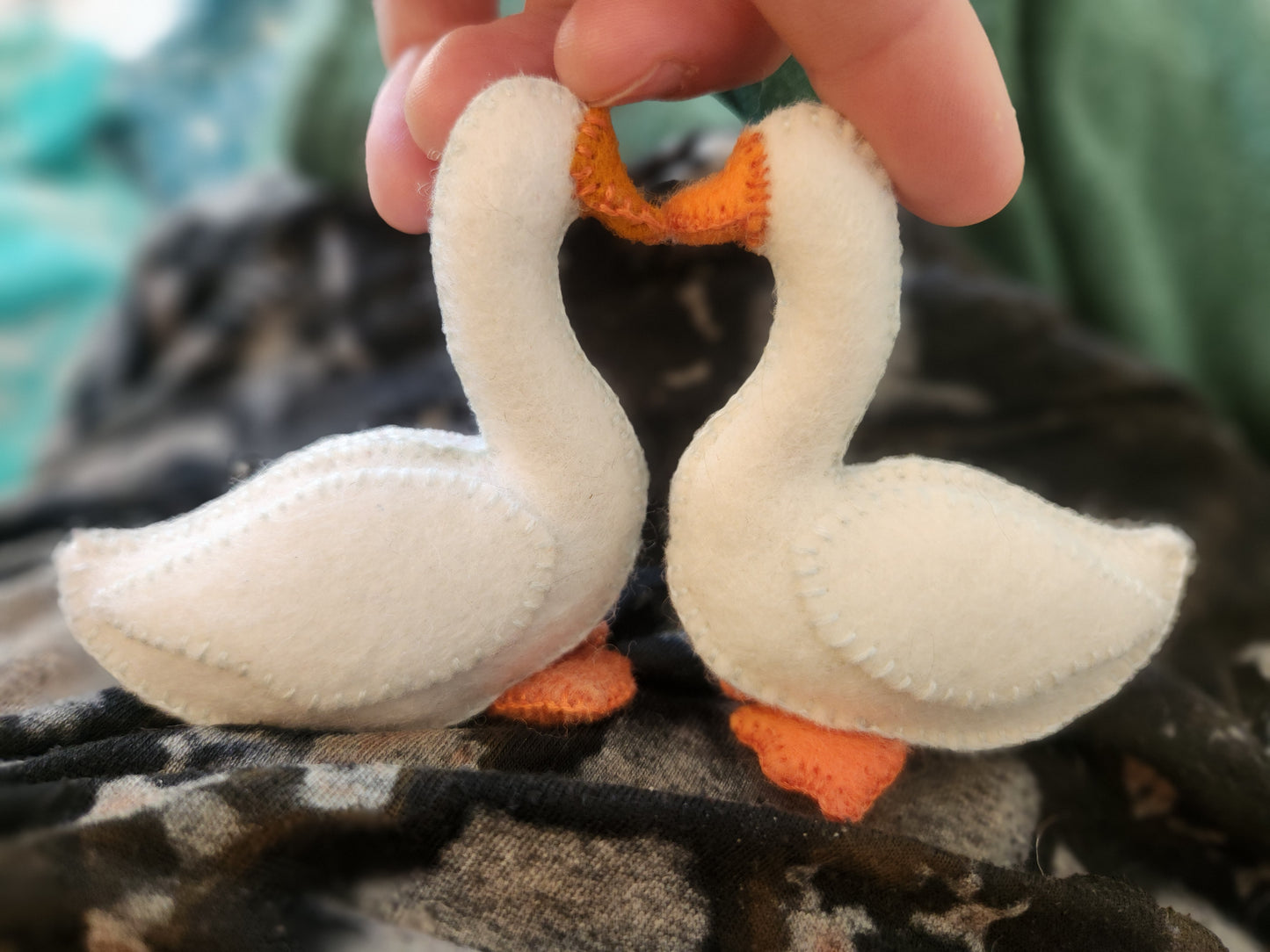 wool felt goose