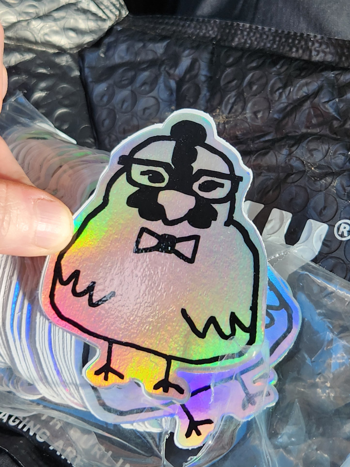 vinyl chicken sticker