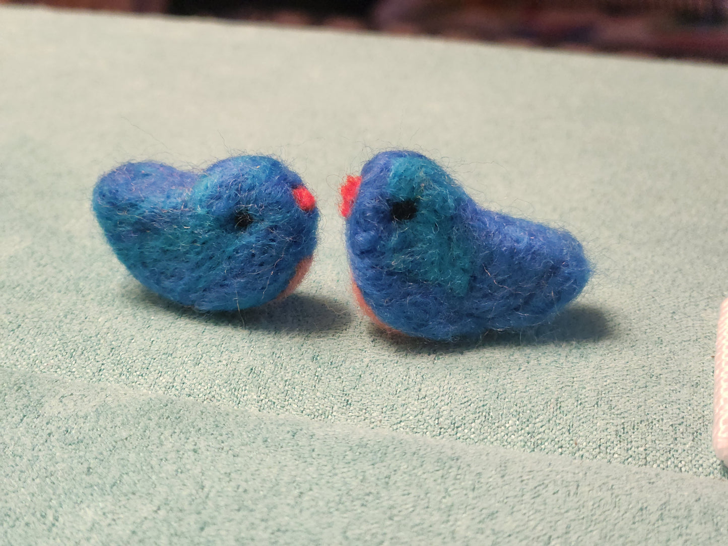 tiny felted bird