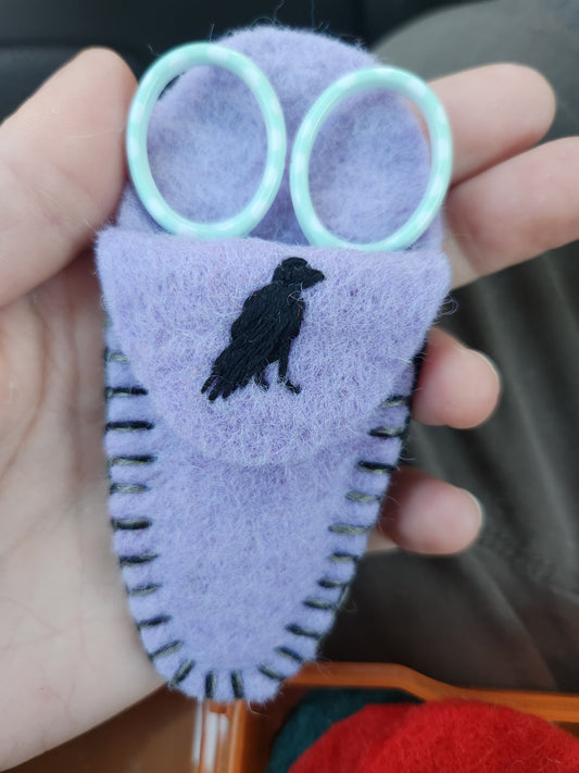 4" crow wool sheath